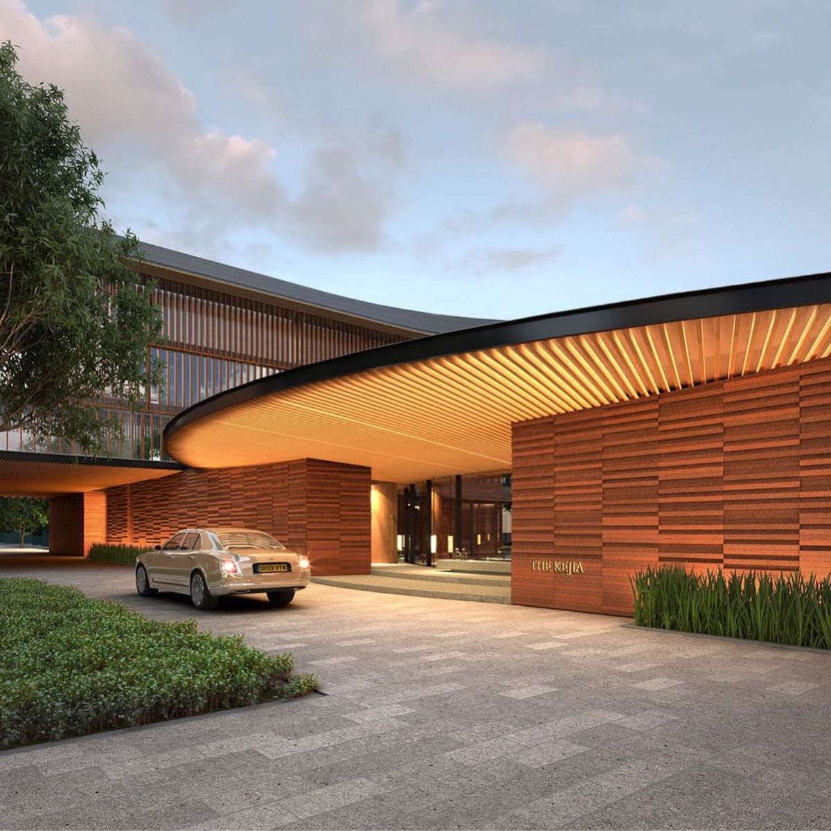 Modern Architecture Residential Entrance